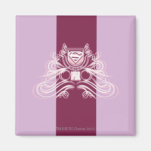 Aimant Design florissant Supergirl