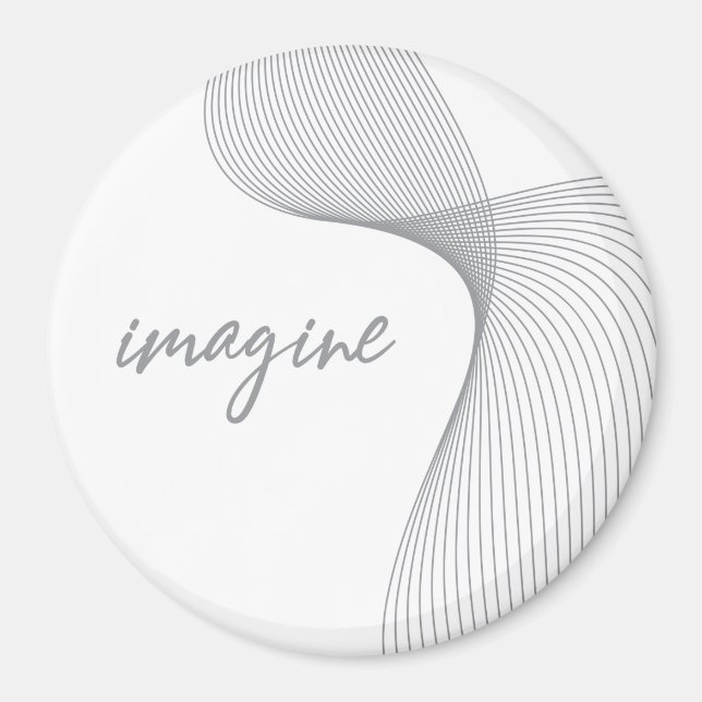 Aimant Design graphique moderne, simple et élégant d'Imag (Devant)