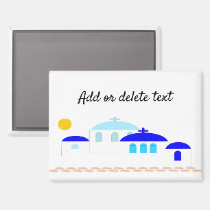 Aimant Design grec Ajouter un texte