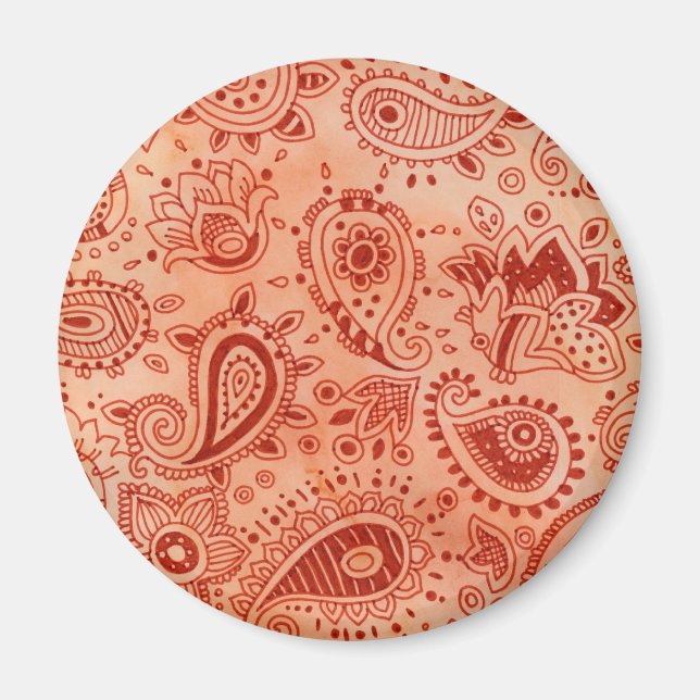 Aimant design henné (Devant)