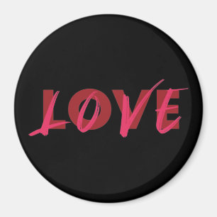 Aimant Design moderne, dynamique, cool, tendance de Love