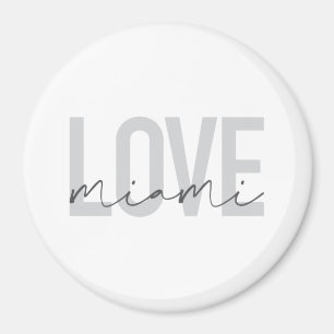 Aimant Design moderne, simple, urbain, cool de Love Miami