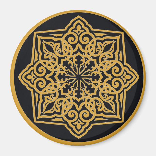 Aimant "Design Russe Vintage"-Vintage Russian Design (Devant)