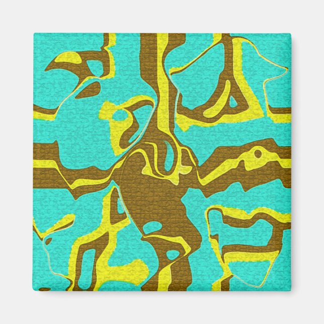 Aimant Design Turquoise (Devant)