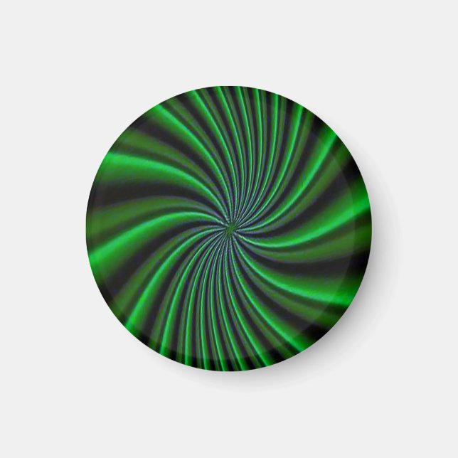 Aimant Design vert crépusculaire (Devant)