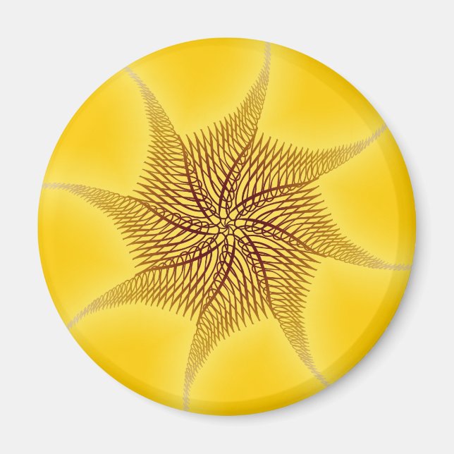 Aimant Designer Motif : Motif Abstrait (Devant)