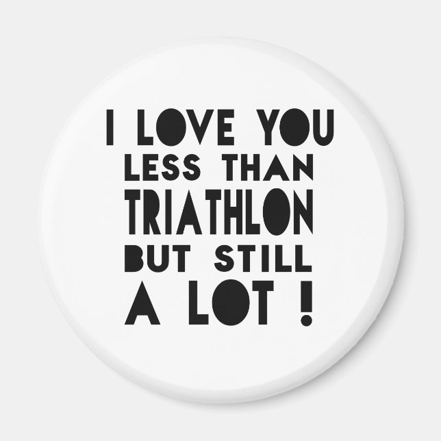 Aimant Designs de triathlon (Devant)