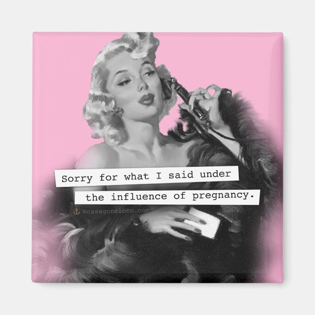 Aimant Désolé pour ce que j'ai dit sous l'influence de (Devant)