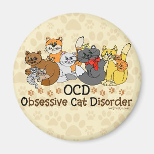 Aimant Désordre obsédant de chat d'OCD