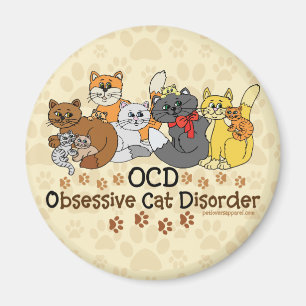 Aimant Désordre obsédant de chat d'OCD