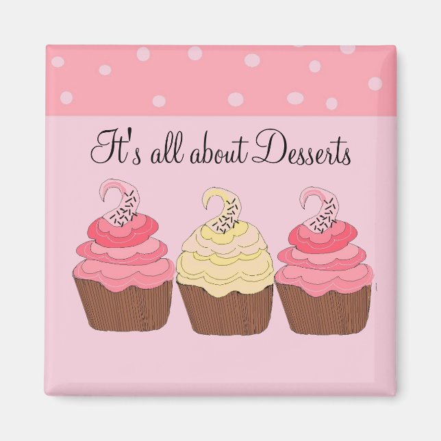 Aimant Desserts Fabuleux (Devant)