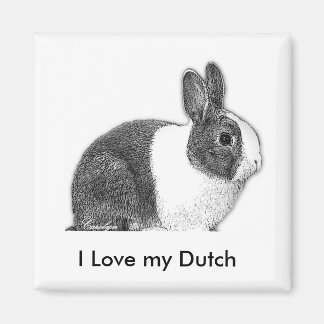Aimant dessin au crayon hollandais
