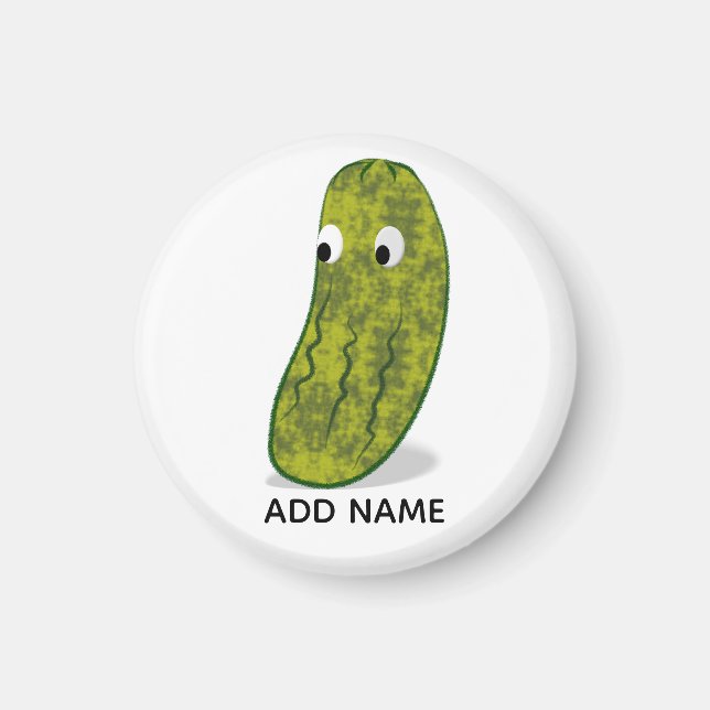 Aimant Dessin de cornichon de dessin animé mignon (Devant)