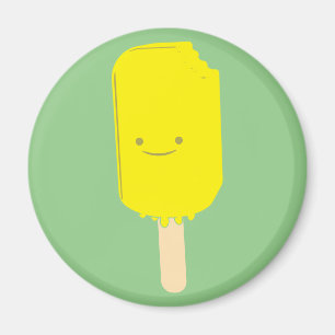 Aimant Dessin de dessin de Popsicle de citron