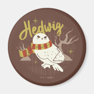 Aimant Dessin de la forêt fantaisiste d'Hedwig