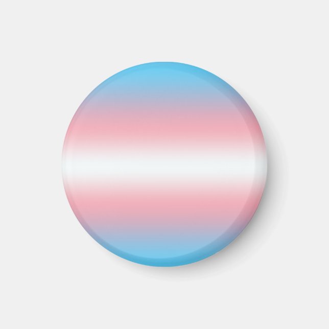 Aimant Dessin de motif de drapeau de fierté transgenre  (Devant)