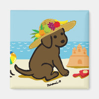 Dessin du Casquette de paille de chiot du Labrador