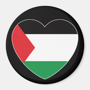 Aimant dessin graphique du pavillon de palestine mignon