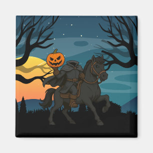 Aimant Dessin Halloween/Automne Horseman sans tête