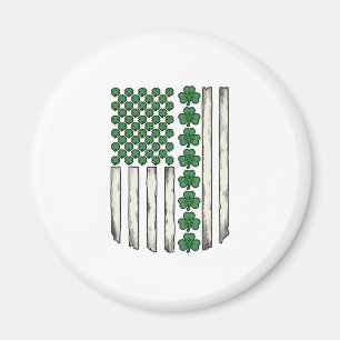 Aimant Dessin vectoriel vintage du drapeau américain Sham