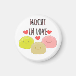 Aimant Dessins de dessin mignon Mochi