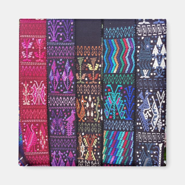 Aimant Dessins textiles guatémaltèques (Devant)