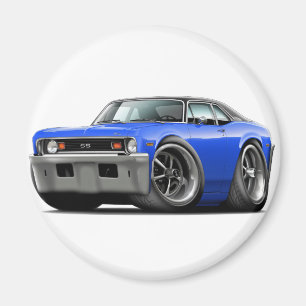 Aimant Dessus 1973-74 Bleu-Noir de nova