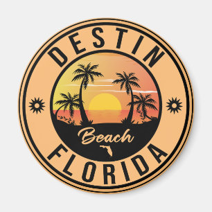 Aimant Destin Florida Beach Souvenirs Vintage voyage