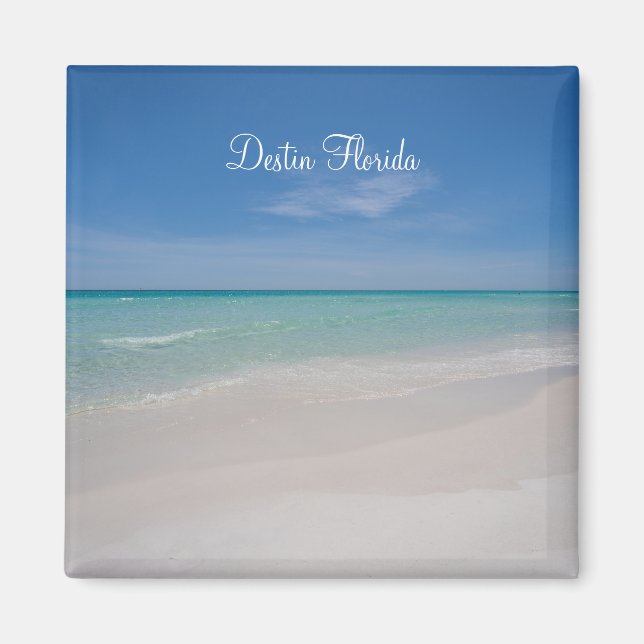 Aimant Destin Floride Beach Square (Devant)