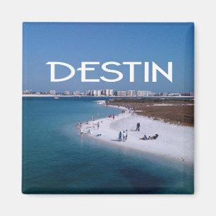 Aimant Destin Floride photo de plage et skyline