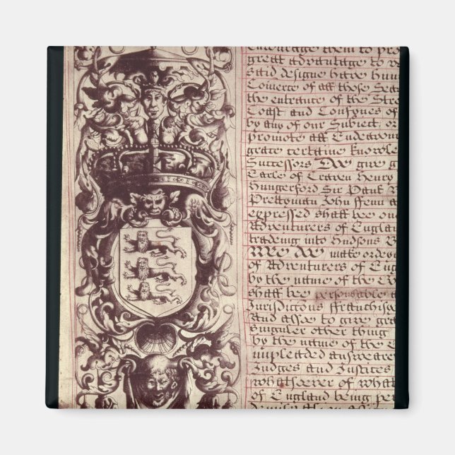 Aimant Détail de la marge gauche (Devant)