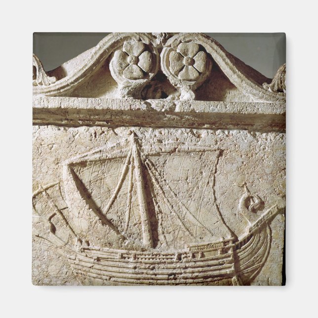 Aimant Détail du navire Sarcophagus, de Sidon (Devant)
