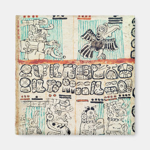 Aimant Détail d'un codex maya