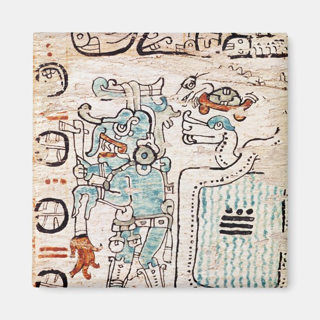 Aimant Détail d'un codex maya (Devant)