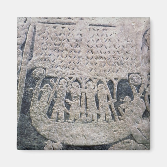 Aimant Détail d'une pierre d'image (Devant)