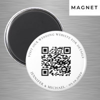 Détails du code QR du site web de mariage rsvp