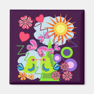 Aimant d'été d'amour