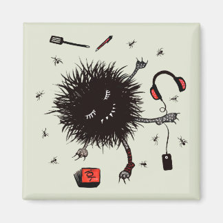 Aimant Détendez-vous Lazy Monster Cute Funny