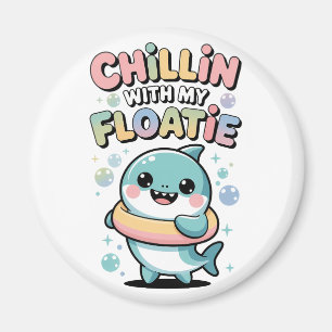 Aimant Détente avec mon flotteur Bébé Requin Enfants