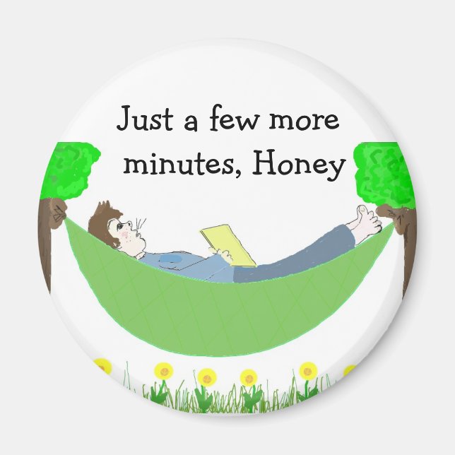 Aimant Détente dans le Hamac (Devant)