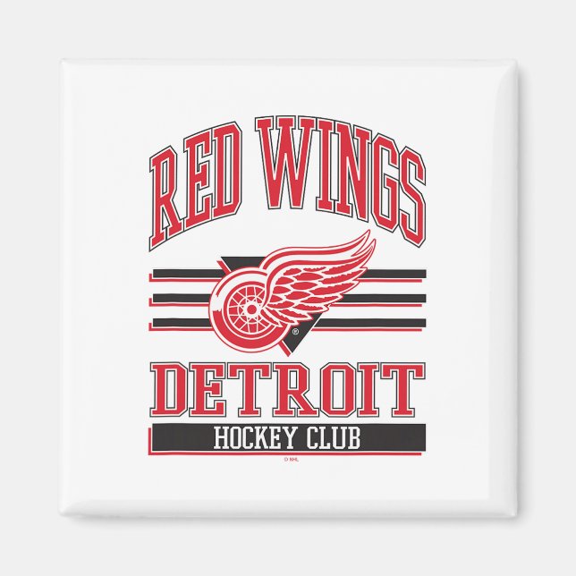Aimant Detroit Red Wings Hockey Club Gray Officially Lice (Devant)