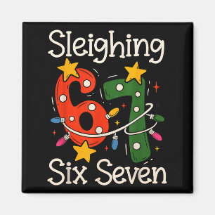 Aimant Détrônant Six Seven 67 Mème Noël Gen Z Alpha