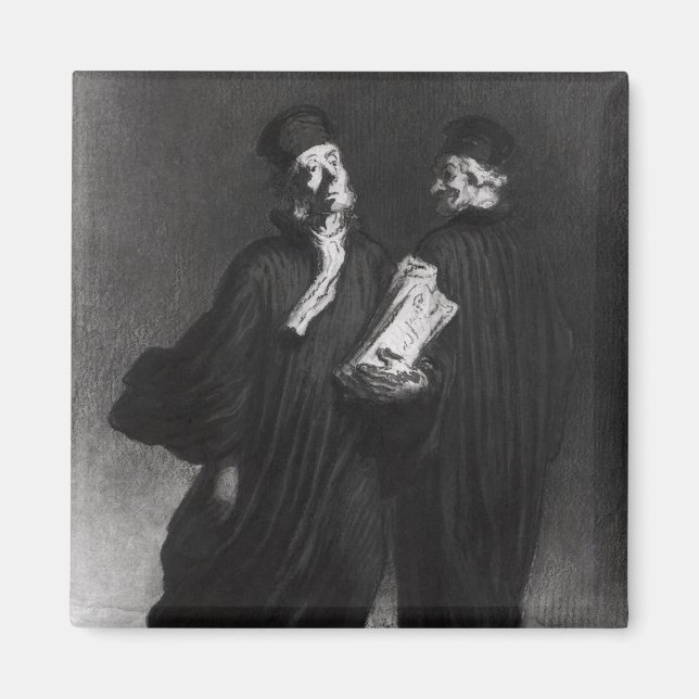 Aimant Deux avocats, vers 1862 (Devant)