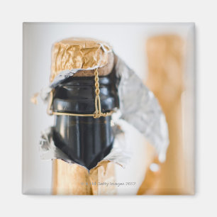 Aimant Deux bouteilles de champagne