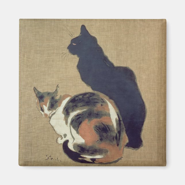 Aimant Deux chats, 1894 (Devant)