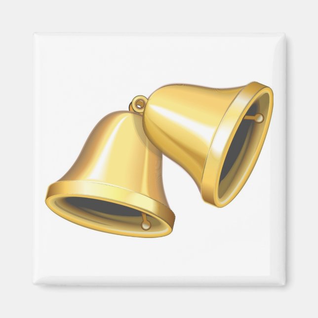 Aimant Deux cloches d'or (Devant)