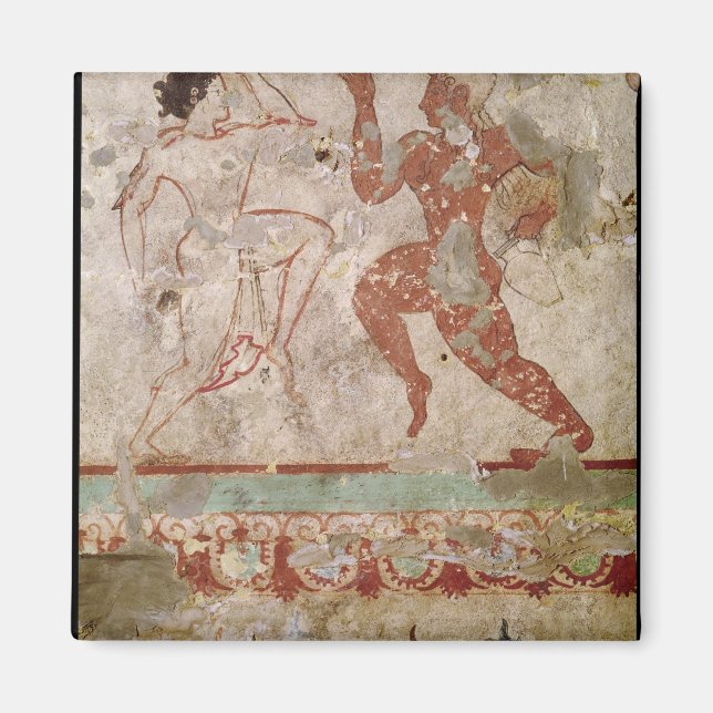 Aimant Deux danseurs et dauphins (Devant)