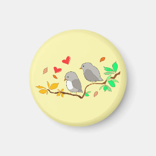 Aimant Deux Petits oiseaux