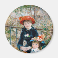 Deux Soeurs en Terrasse par Renoir. Impression d'a