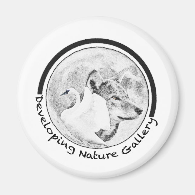 Aimant Développement du logo de la Galerie de la nature (Devant)